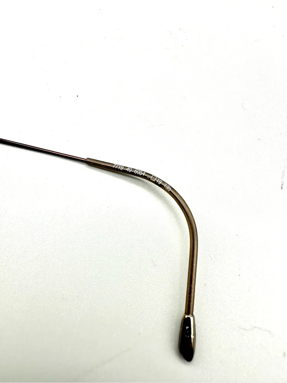 Silhouette 7719 40 6054 Rimless Eyeglasses Brown Titanium Oval Frames 49-19-135